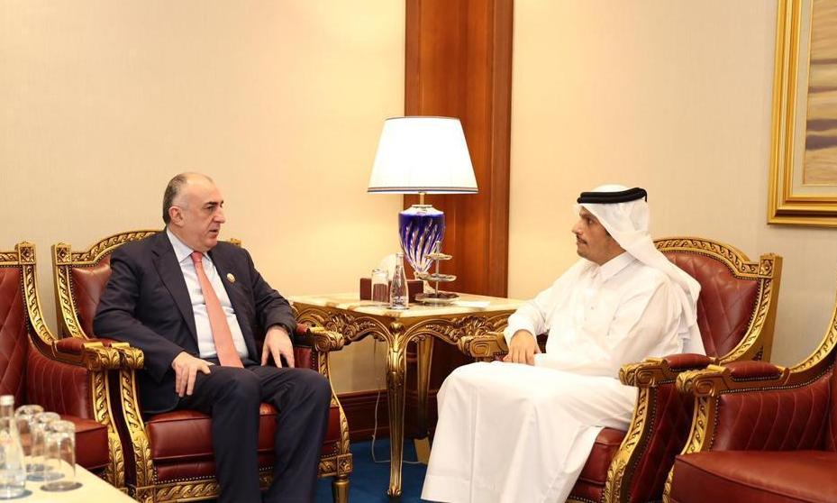 Azerbaijani FM meets Qatari counterpart 