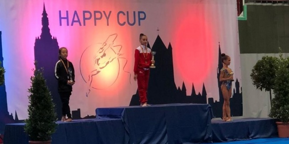 Azerbaijani gymnasts take four gold medals at Happy Cup 2019