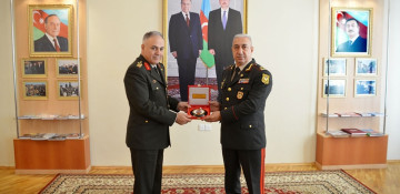 Turkish high-ranking military delegation visits Azerbaijan Military Academy named after Heydar Aliyev