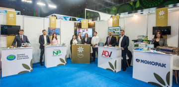 Azerbaijani entrepreneurs demonstrating products at 2nd International Industrial Exhibition in Baku 