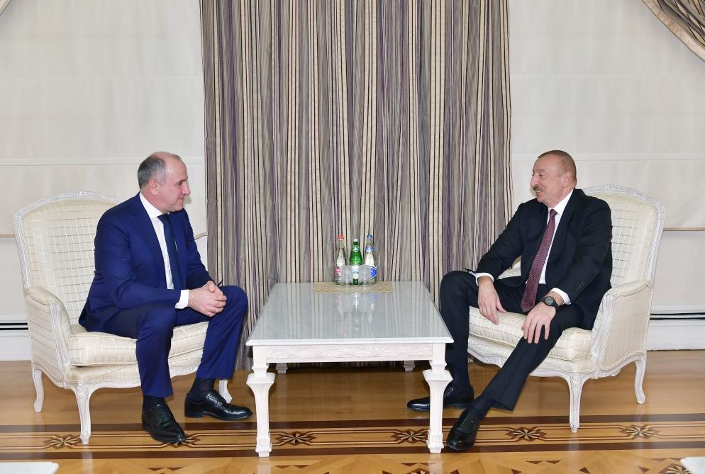 Azerbaijani president receives delegation led by head of Karachay-Cherkessia Republic of Russian Federation