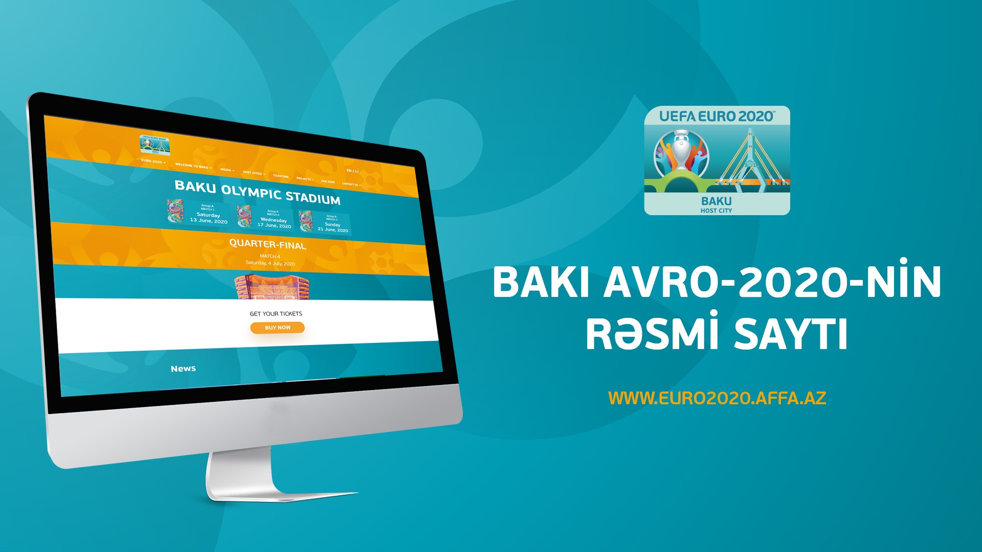 New website launched in Baku over EURO 2020