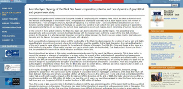 Harvard University website publishes article on Azerbaijan’s role in Black Sea basin
