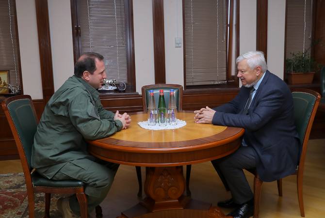 OSCE’s Andrzej Kasprzyk and Armenian defense minister discussed Nagorno Karabakh conflict