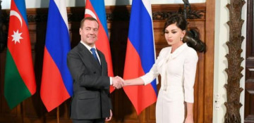 First Vice-President Mehriban Aliyeva met with Chairman of Russian Government Dmitry Medvedev