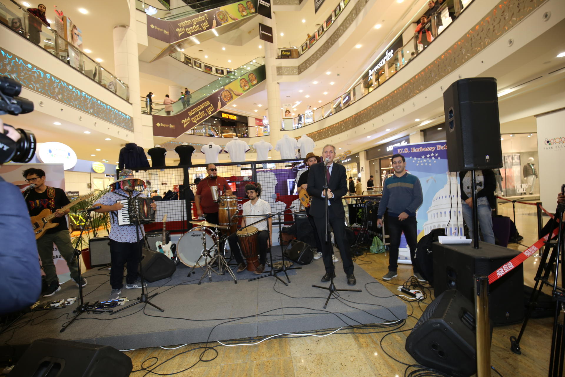 US Embassy sponsors the first visit of the American Afro-Latin music group to Azerbaijan