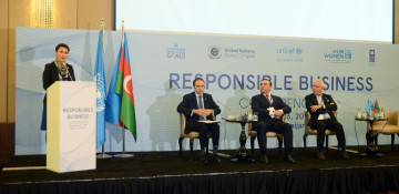 Business leaders in Azerbaijan discuss embedding UN Global Compact principles and SDGs into their operations and strategies