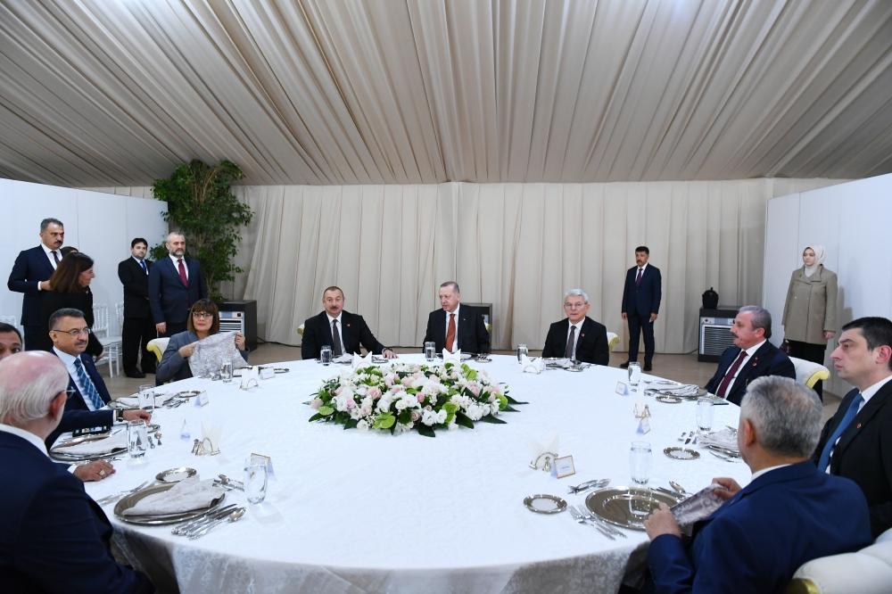 President Ilham Aliyev attends reception for participants of opening ceremony of TANAP-Europe connection