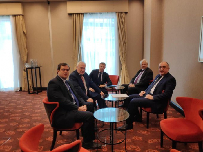 Meeting between Azerbaijani FM, OSCE MG co-chairs starts in Bratislava 