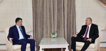 Azerbaijani president receives delegation led by Turkish minister 