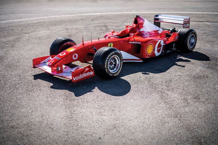 Ex-Schumacher Ferrari becomes second-most expensive F1 car sold at auction