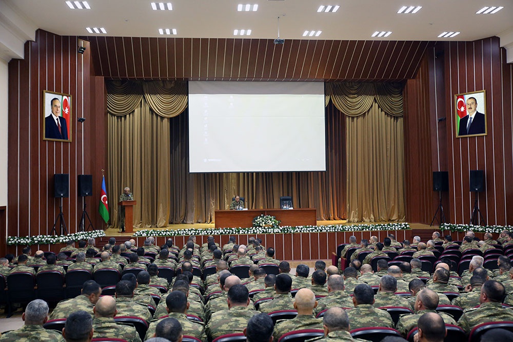 Training sessions held in presence of command staff of Azerbaijani Army
