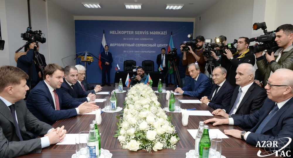 Foundation stone laid for Helicopter Service and Repair Center in Azerbaijan