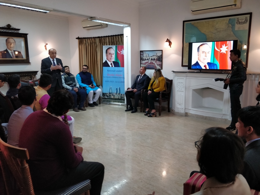 National leader Heydar Aliyev commemorated in India