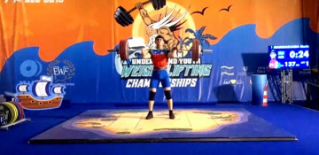 Azerbaijan's weightlifter claims European gold in Israel