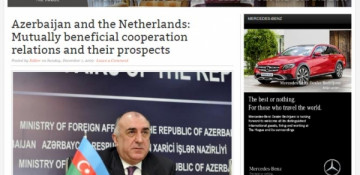 Diplomat Magazine publishes article by Azerbaijan`s FM