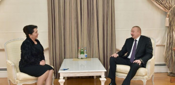 President Ilham Aliyev receives chairperson of Senate of Uzbek Oliy Majlis