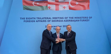 Azerbaijani, Turkish and Georgian FMs hold trilateral meeting in Tbilisi 