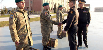 Group of Azerbaijani peacekeepers returns from Afghanistan