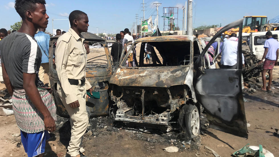 Car bomb rocks Somali capital Mogadishu, killing at least 20