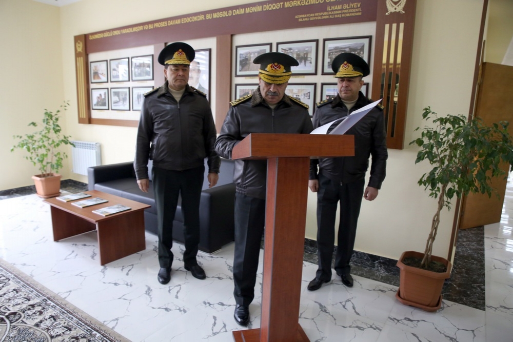 Azerbaijan`s defense minister attends opening of new facilities in military units