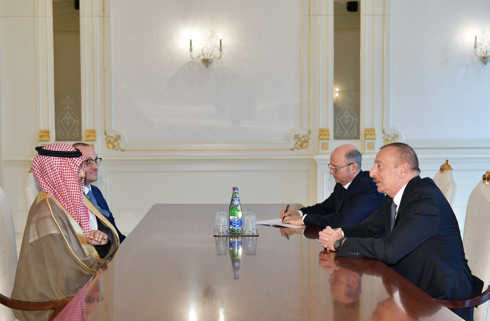 President Ilham Aliyev receives Chairman of Board of ACWA Power and Masdar CEO