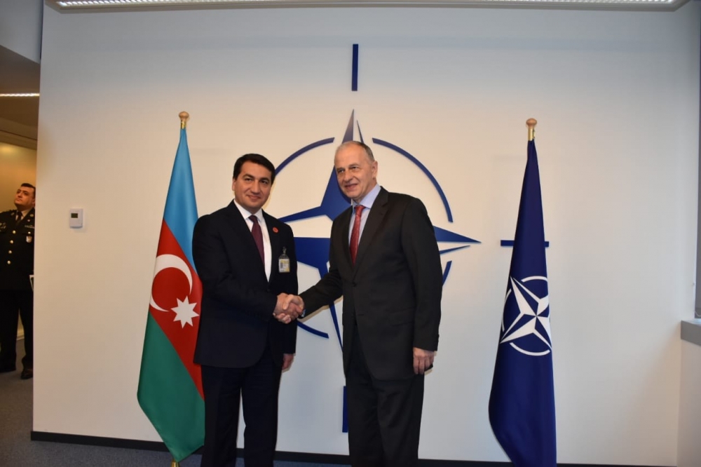 Assistant to President of Azerbaijan visits NATO Headquarters