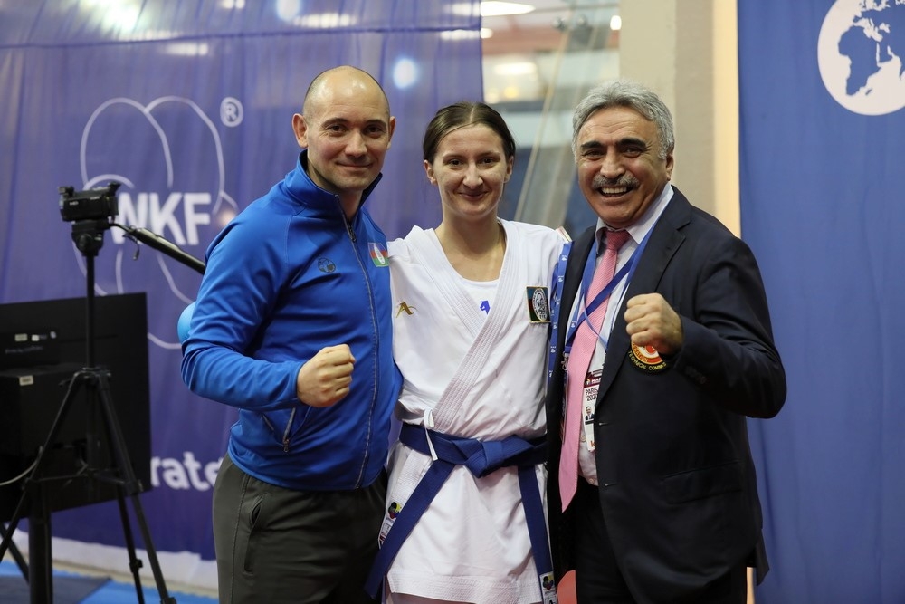 Azerbaijani female fighter takes gold at Karate1 Premier League in Paris