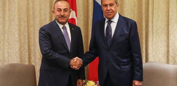 Russian, Turkish FMs hold phone talks
