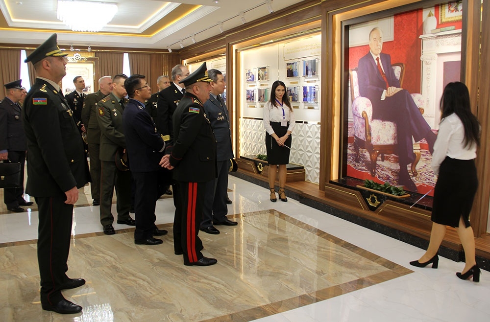 Military attachés of foreign countries in Azerbaijan visit Military Lyceum named after Jamshid Nakhchivanski