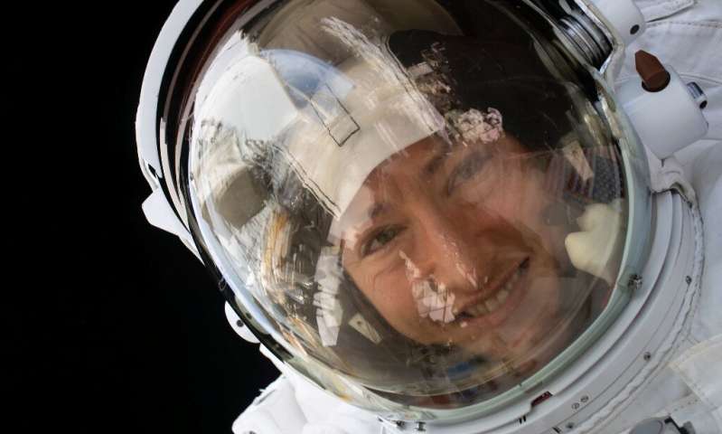 US astronaut returns to Earth after longest mission by woman