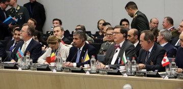 Azerbaijan`s defense minister attends NATO meeting