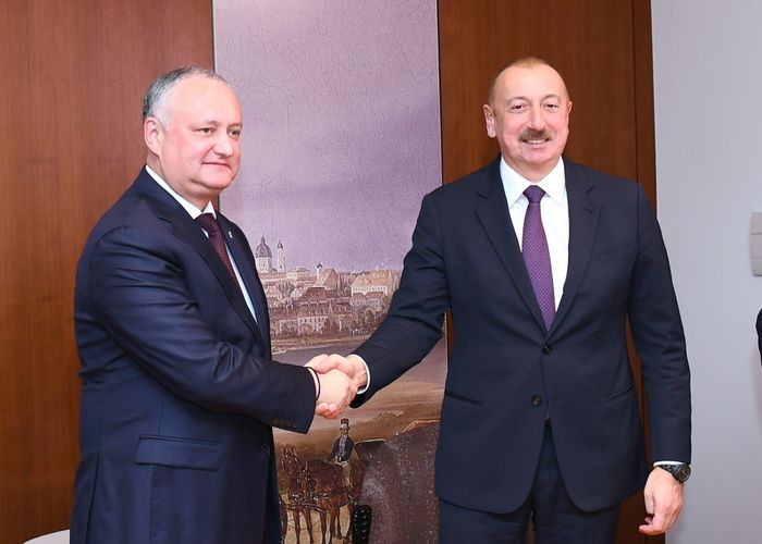 Azerbaijani, Moldovan presidents meet in Munich 