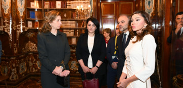 First lady Mehriban Aliyeva viewed Quirinale Palace in Rome