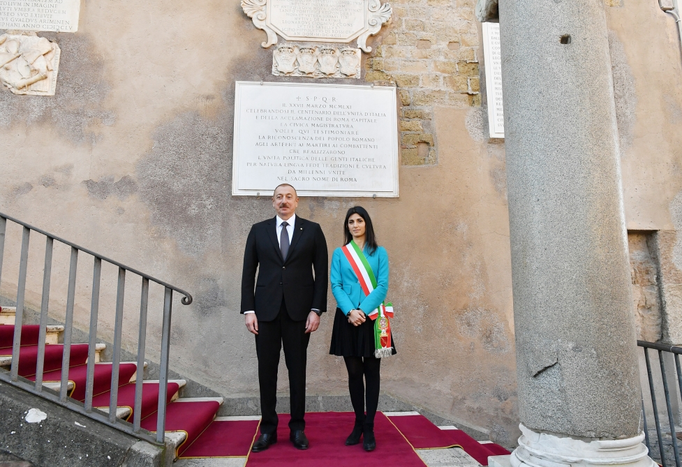 President Ilham Aliyev meets with mayor of Rome