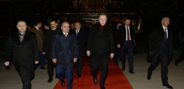 Turkish President Recep Tayyip Erdogan ends visit to Azerbaijan
