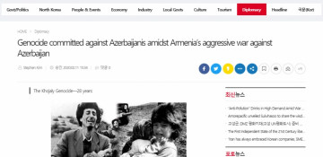 South Korean media highlights Khojaly genocide