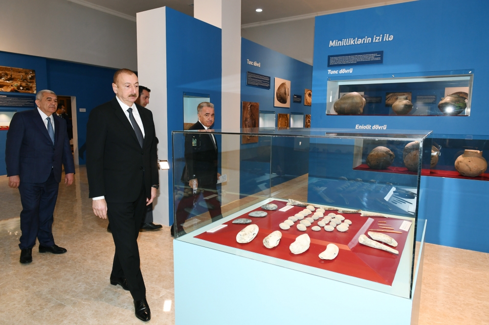 President Ilham Aliyev opens Museum of History and Local Lore in Tovuz district