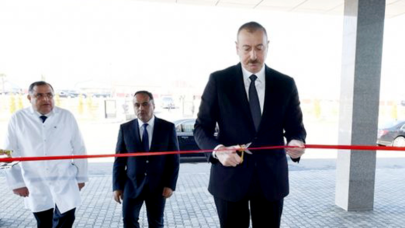 President Ilham Aliyev inaugurated Goranboy District Central Hospital - UPDATED