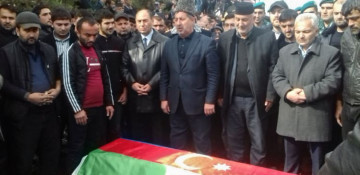 Azerbaijan’s martyred military serviceman laid to rest in Barda region