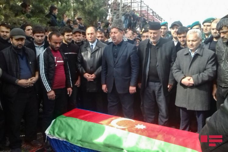 Azerbaijan’s martyred military serviceman laid to rest in Barda region