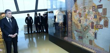 Turkmen President Gurbanguly Berdimuhamedov visits Carpet Museum