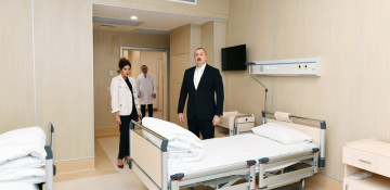 President Ilham Aliyev attends opening of new medical institution in Baku