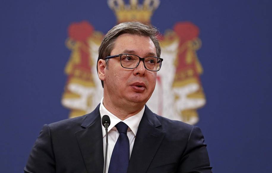 Serbian president says his son infected with coronavirus