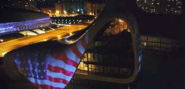 Heydar Aliyev Center expresses support to USA amid COVID-19 pandemic