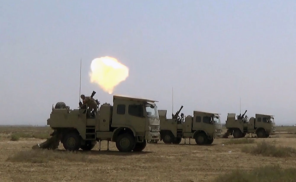 Azerbaijani army's mortar batteries perform combat firing (VIDEO)