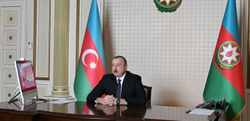 Azerbaijani, Latvian presidents hold video call 