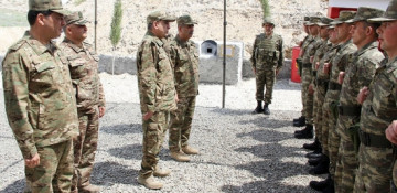 Azerbaijani defense minister visits foremost military units
