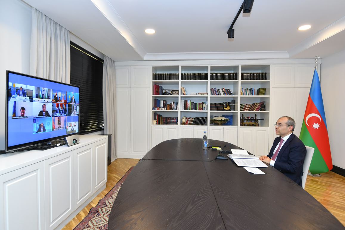 Azerbaijan’s economy minister attends Turkic Council’s videoconference