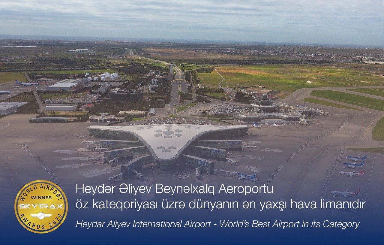 Heydar Aliyev Int'l Airport is recognized as best in the world in its category